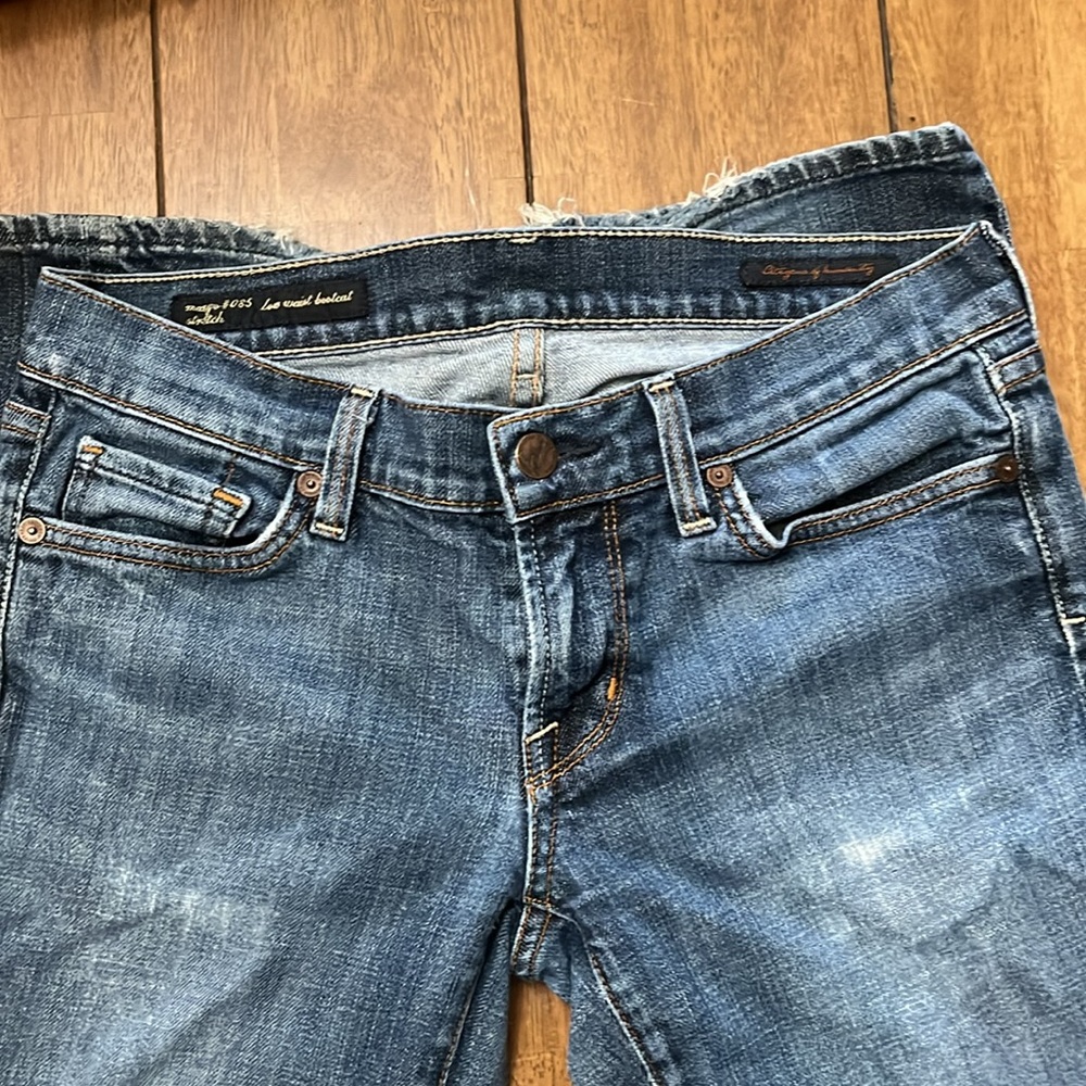 💚Citizens of Humanity low waist bootcut jeans size 28. Made in USA. 73D - Picture 5 of 10